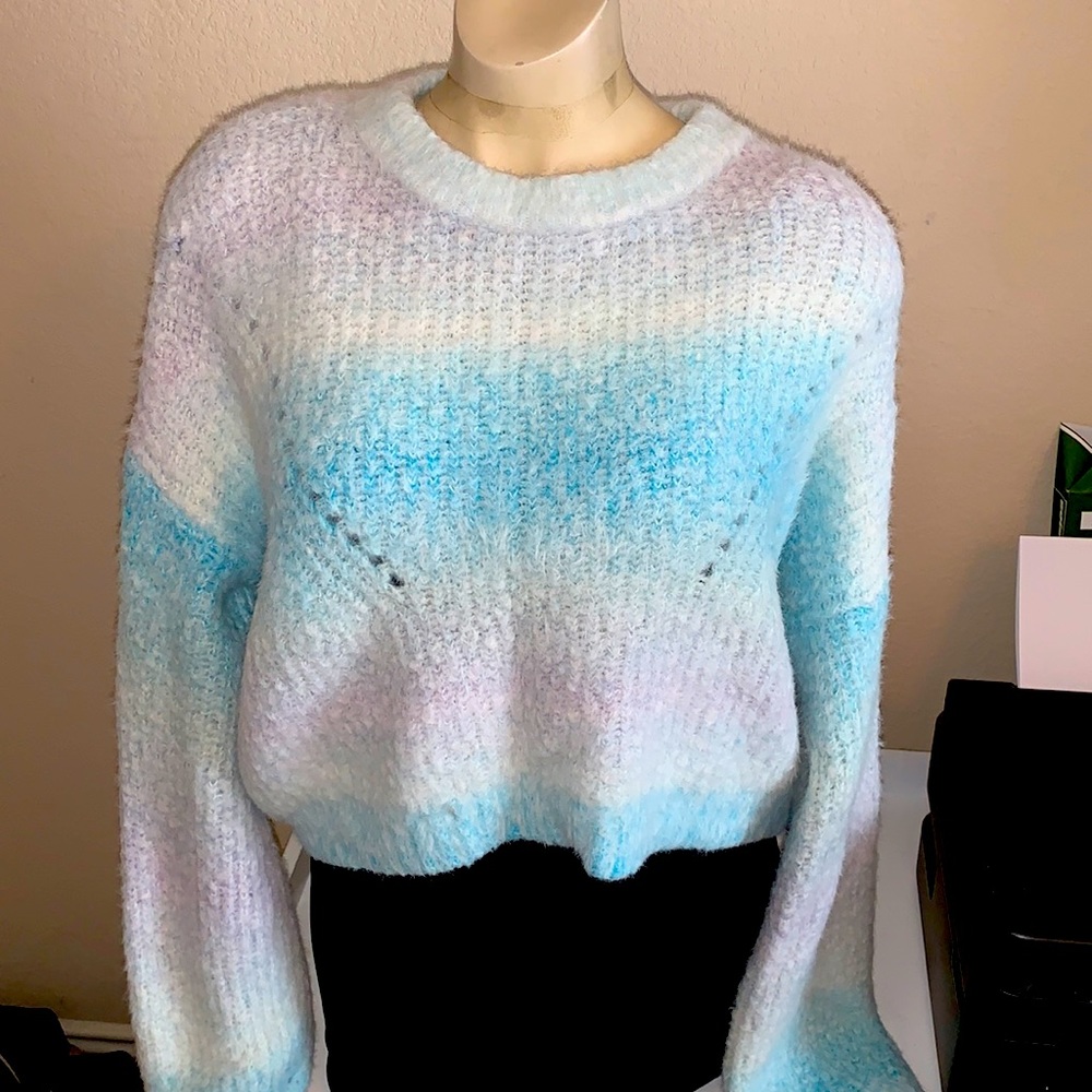 Cropped Pastel Sweater Top
